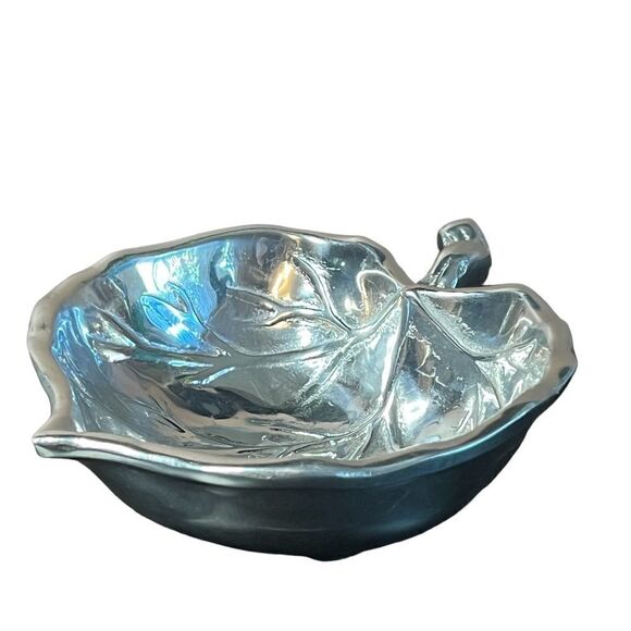 Beatriz Ball Forest Aspen leaf bowl nwt - Picture 9 of 12